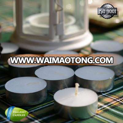 White Tealight Candle 4 hours with good burning state