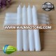 3-4 hours thin white pillar candles